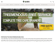 Tablet Screenshot of mntreeremoval.com